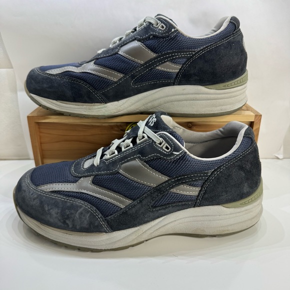 SAS Journey Mesh Blue Comfort Made In USA Shoes Men’s Size 10.5 WIDE - Picture 3 of 9